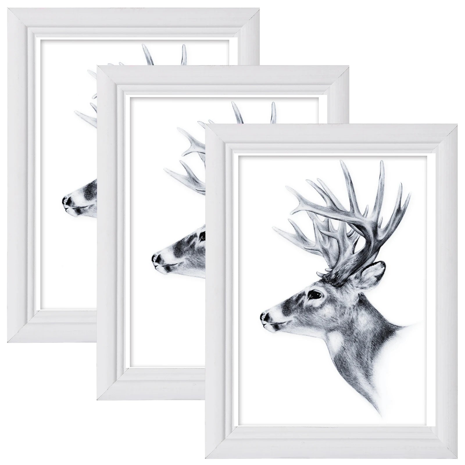 Cadre photo moderne 18x24 vue de face