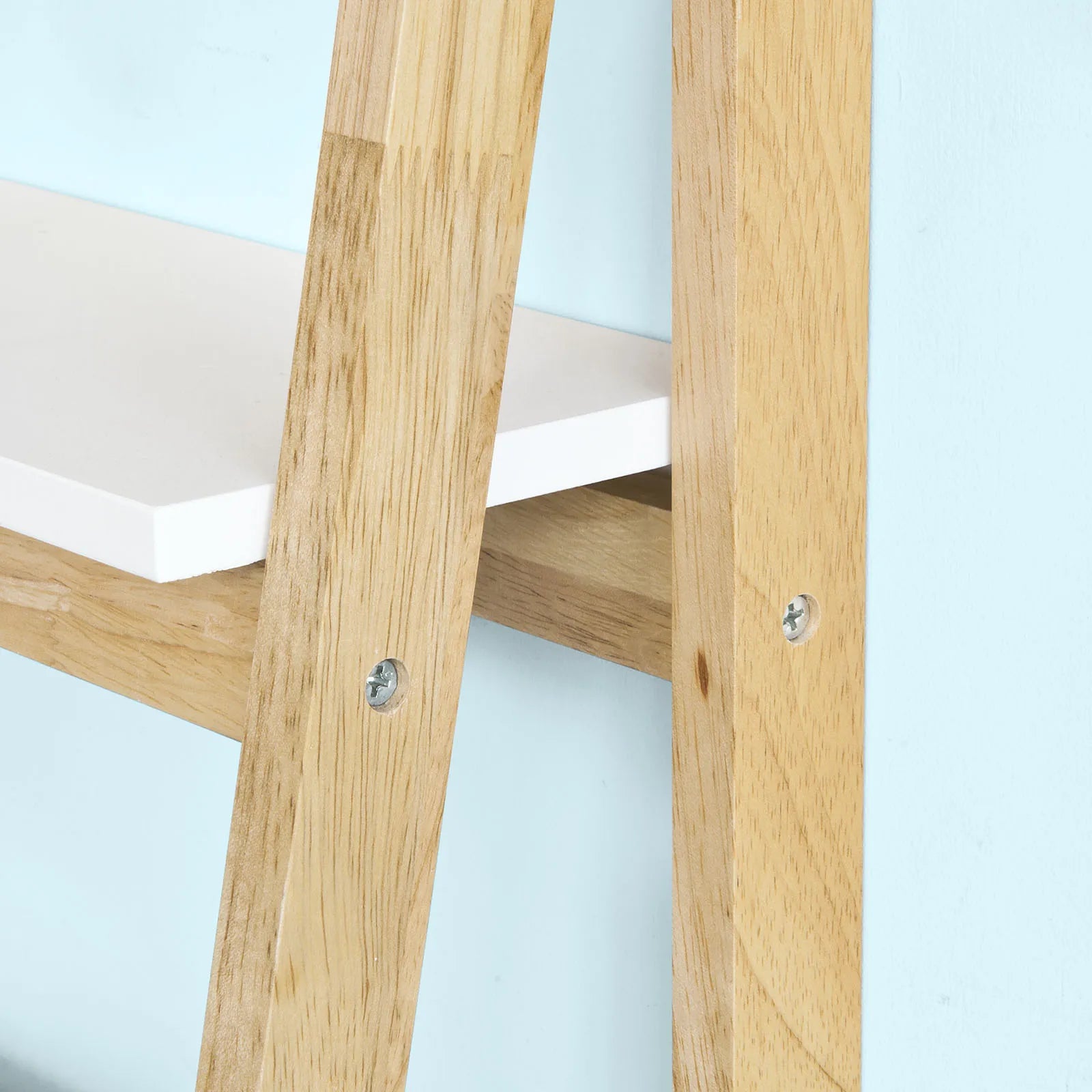 Étagère échelle pliable avec protecteur de sol anti-rayures