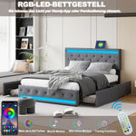 Lit 180x200 dans une chambre à coucher moderne et épurée