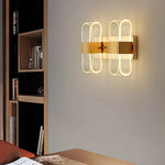 Applique murale LED allumée en lumière blanche chaude 3000K