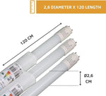 Tube LED T8 18W 120cm blanc naturel