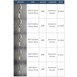 Détail de l'applique murale design épuré aluminium