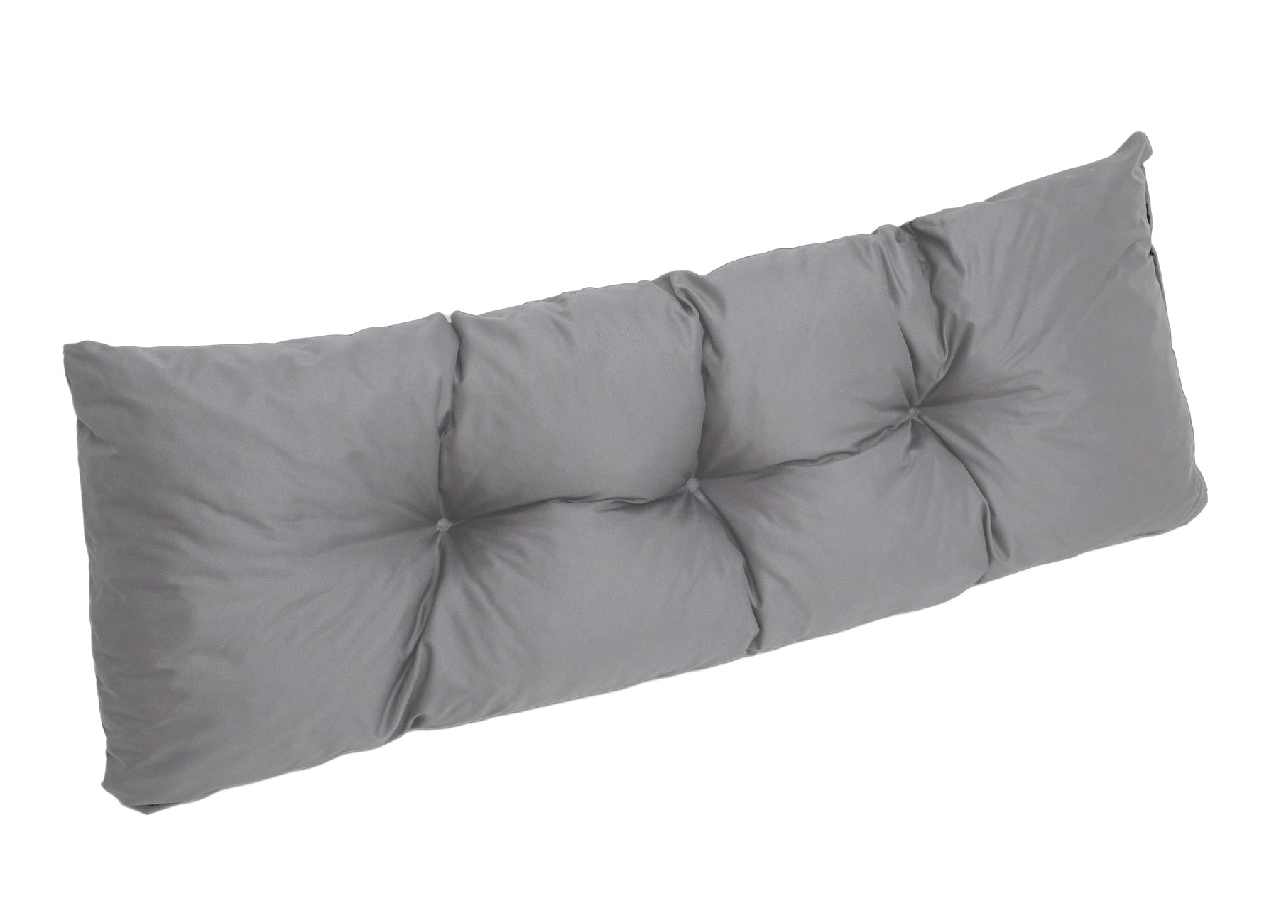 Coussin de palette beige dans un salon de jardin