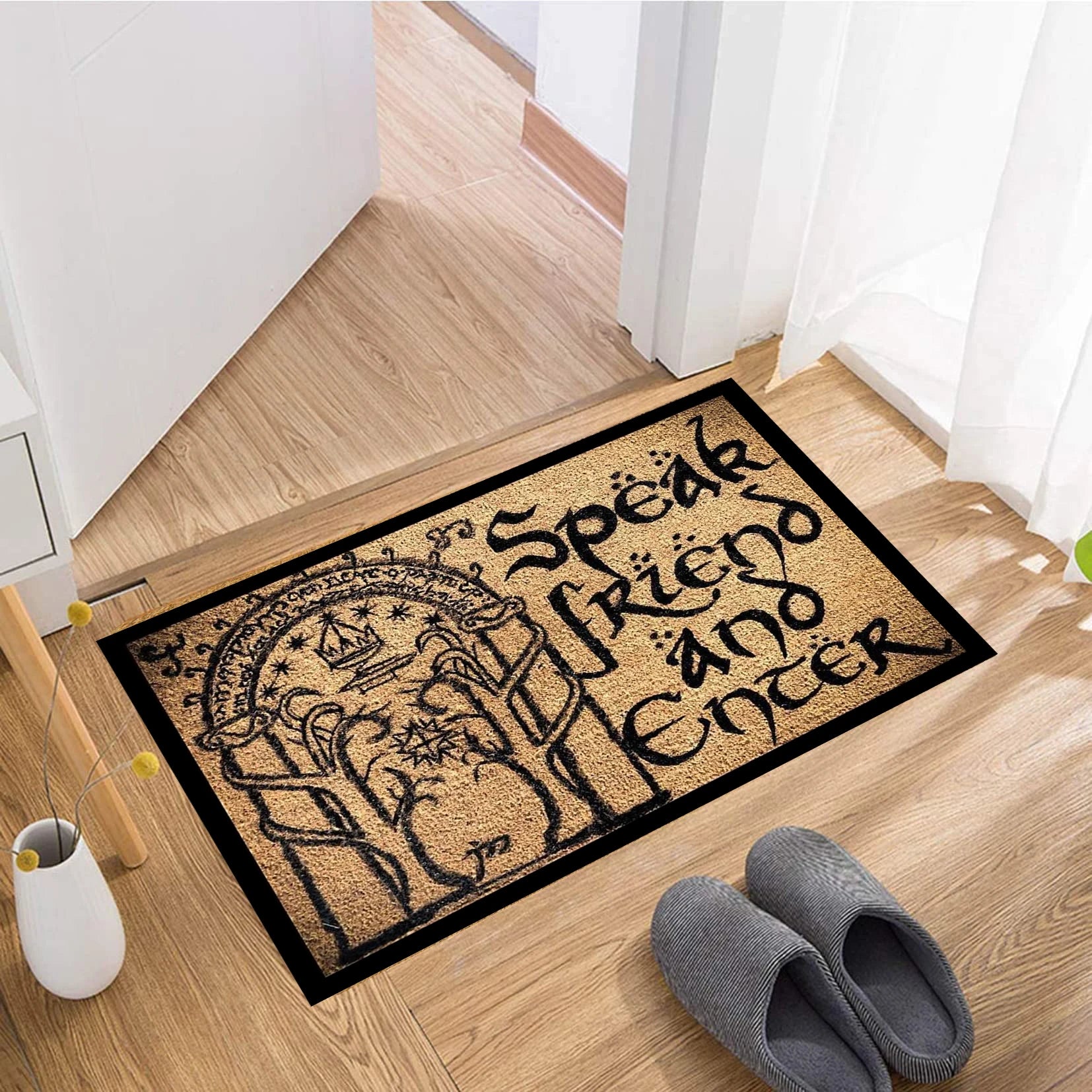 Tapis de sol décoratif pour entrée de maison en style américaine