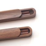 Boîte à baguettes coulissante pour repas en extérieur