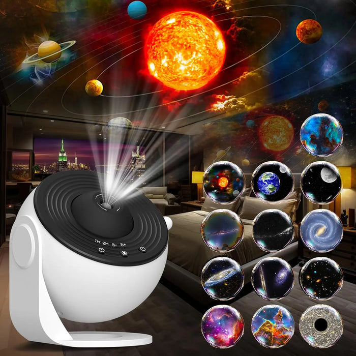 Projecteur galaxie bleu Ombre Interieur en fonctionnement