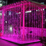 Guirlande lumineuse rose pour mariage romantique