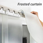 Rideau de porte en PVC mat noir pour isolation thermique