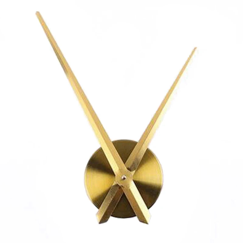 Aiguilles d'horloge rouges sur mécanisme circulaire pour décoration DIY