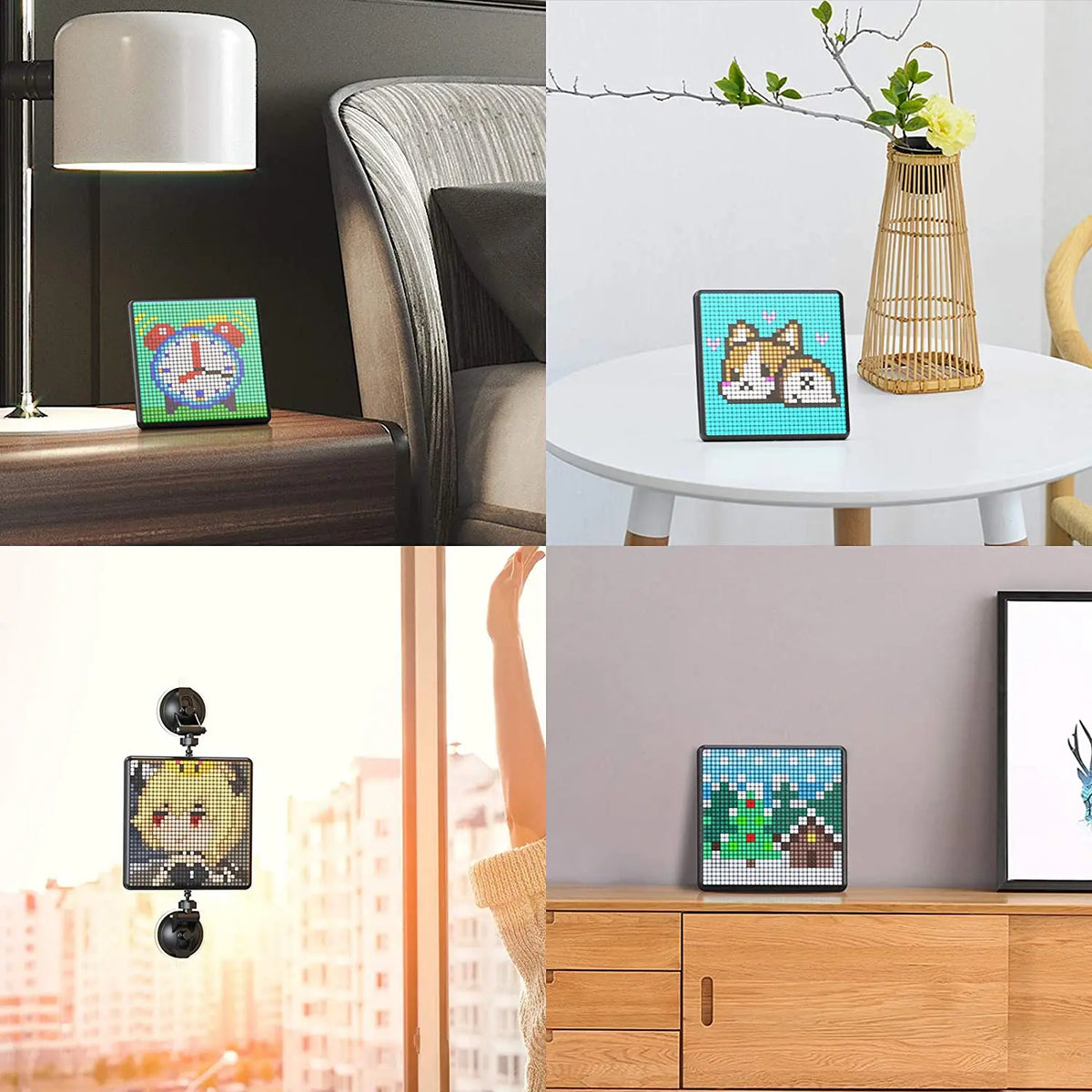 Décoration intérieure avec cadre LED Pixoo Max