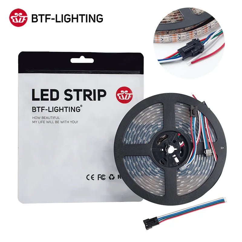 Bande LED avec connecteur mâle pour installation facile