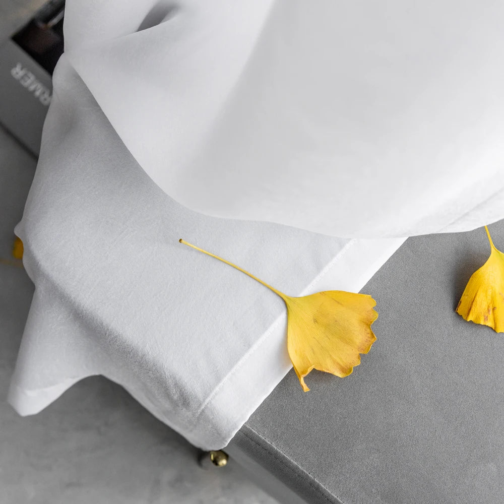 Luxury White Sheer Curtains for Interior Decoration - Indoor Shade