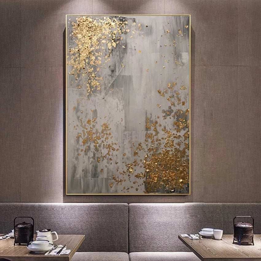 Vue de côté de la toile sans cadre