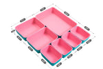 Bacs de rangement en feutre pour bureau
