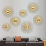 Luminaire décoratif mural fer blanc chaud