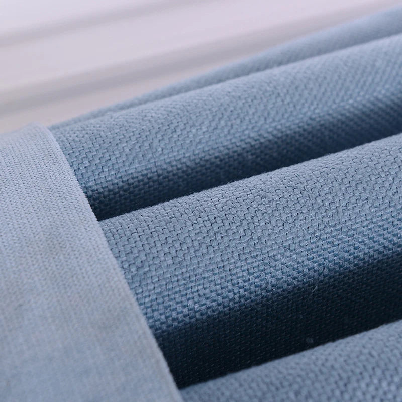 Faux Linen Blackout Curtains for Living Room - Thermal Insulation and Modern Style