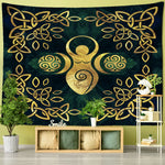Décoration murale chambre bohème tapisserie