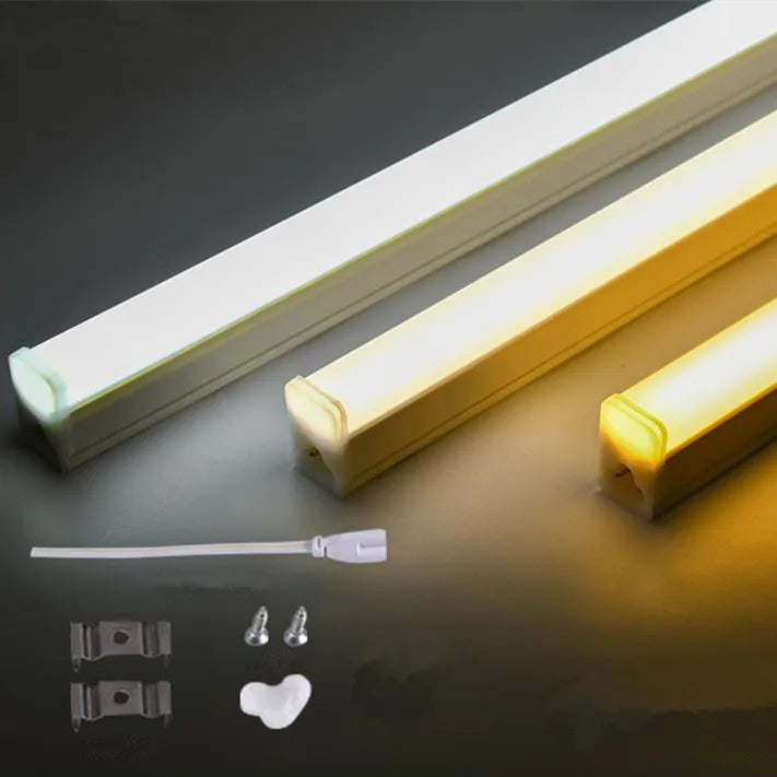 Installation tube LED T5 60 cm sous étagère