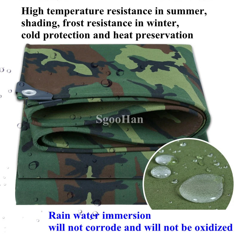 Voile d'ombrage camo avec motif camouflage jungle