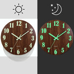 Horloge silencieuse avec veilleuse intégrée