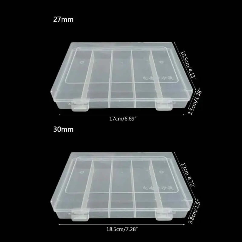 Boîte de collection de pièces transparente