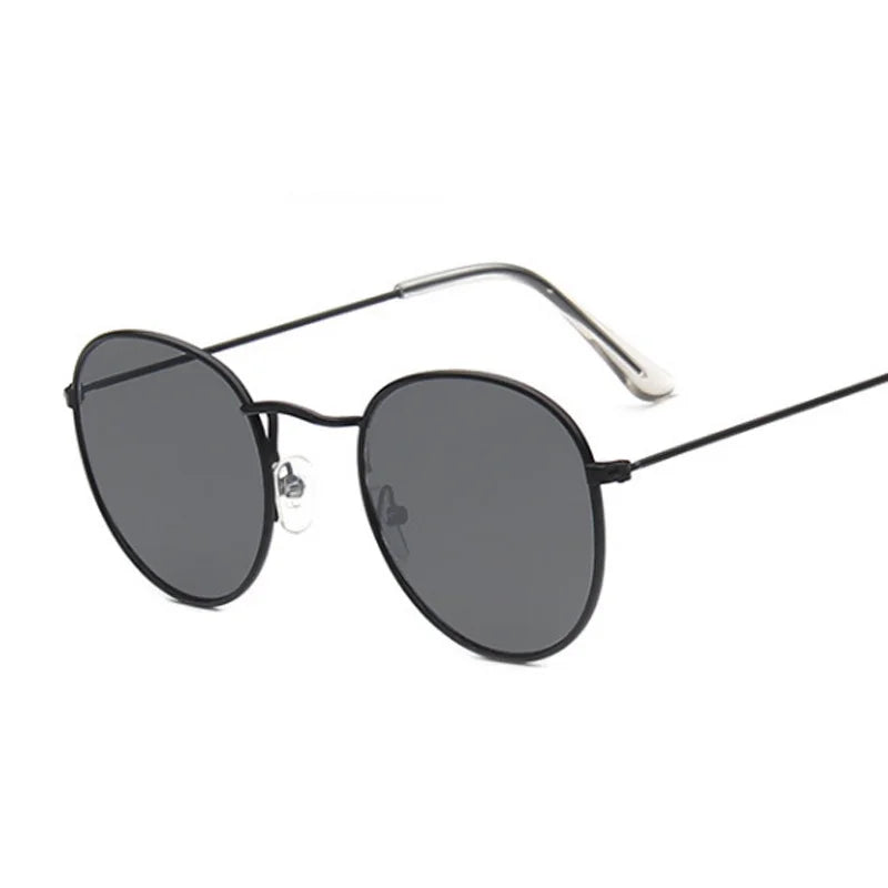 Lunettes de soleil vintage homme verres miroir