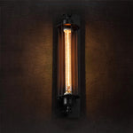 Luminaire mural noir style loft pour salon