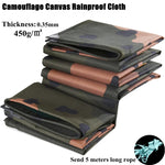 Voile d'ombrage camouflage PVC imperméable pour extérieur