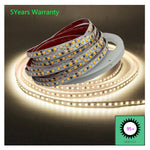 Bande LED CCT 5m haute CRI 95 installée dans une chambre moderne