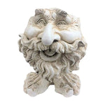 Cache-pot visage blanc design drôle pour décoration intérieure