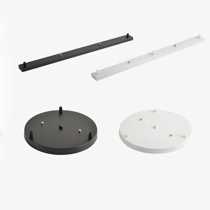 Base de lampe ronde 3 têtes pour suspension DIY