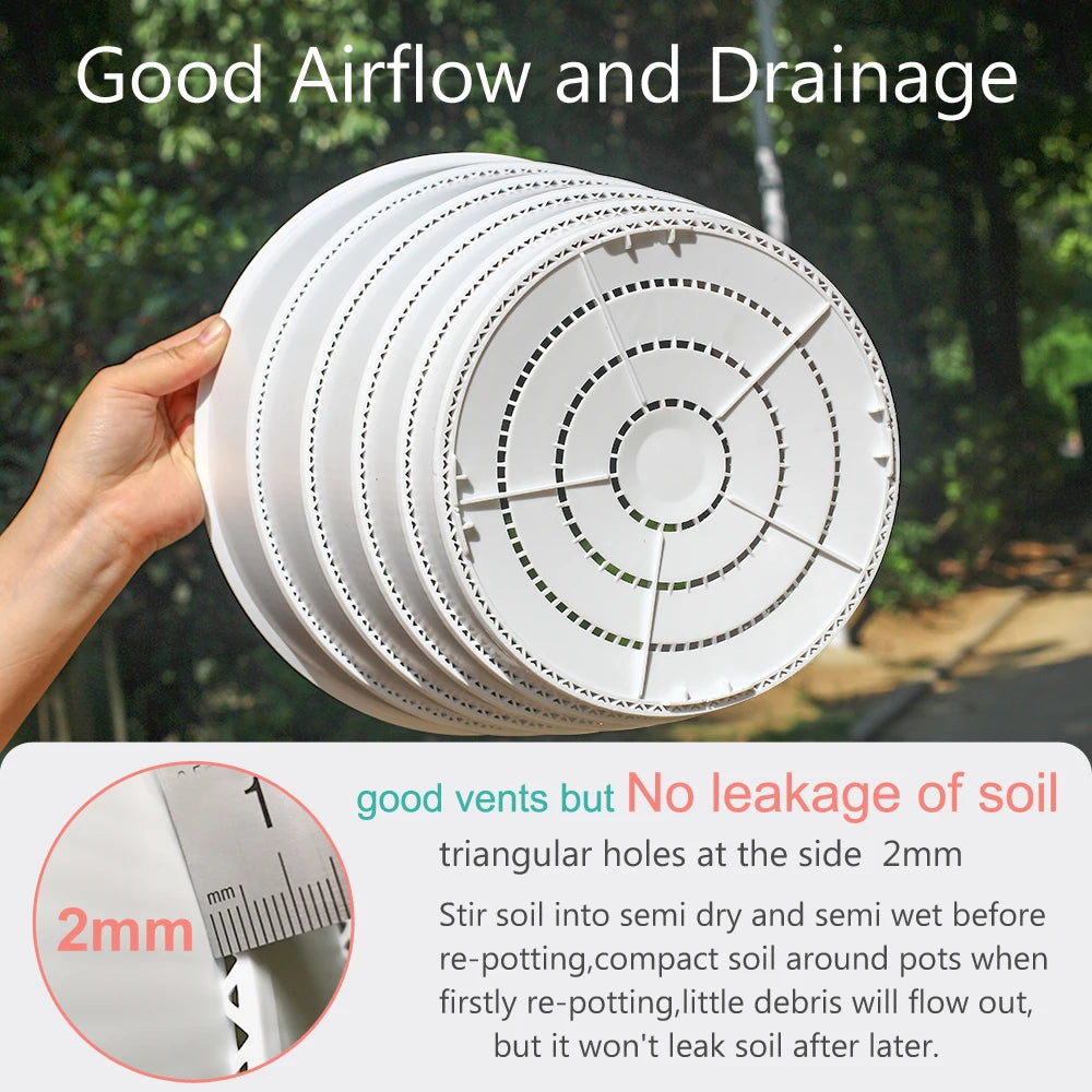 Cache-pot meshpot de différentes tailles pour plantes vertes