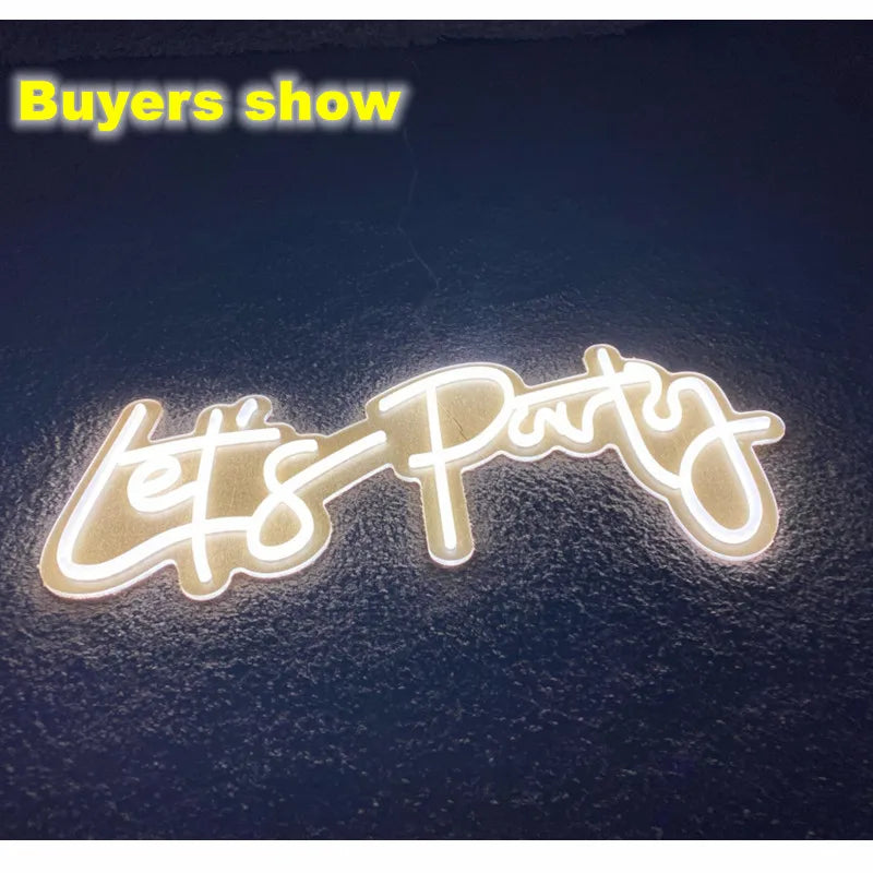 Panneau LED cocktail 23x10 pouces pour soirée