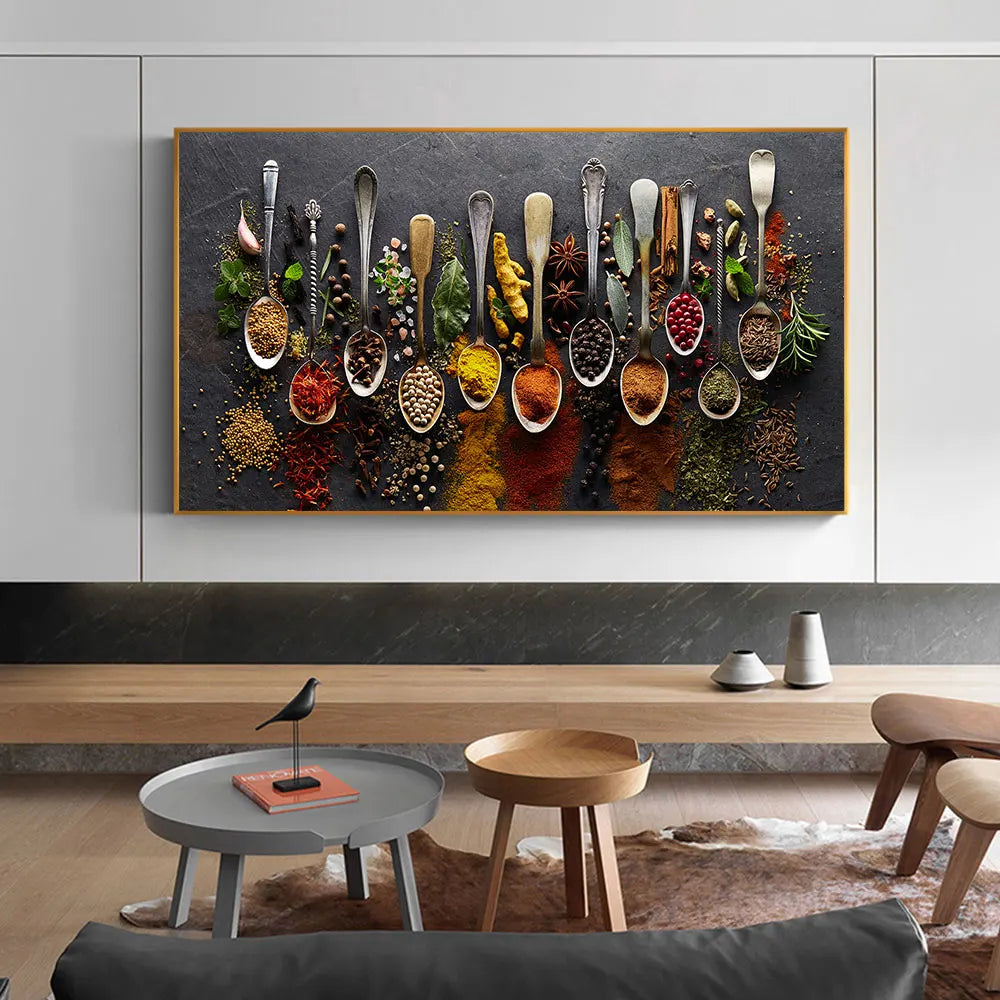 Nature morte artistique pour décoration de salle à manger
