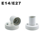 Support de lampe orientable E14 180° blanc