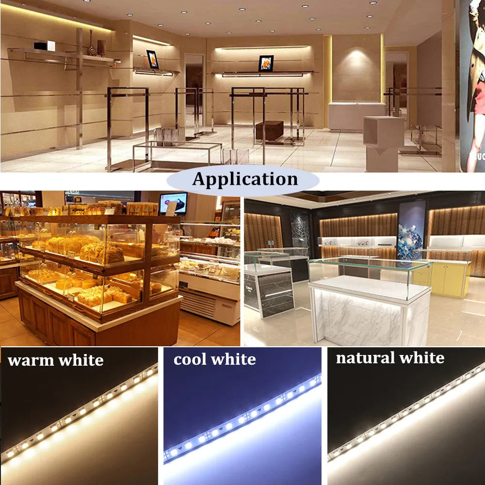 Bande lumineuse sous armoire cuisine