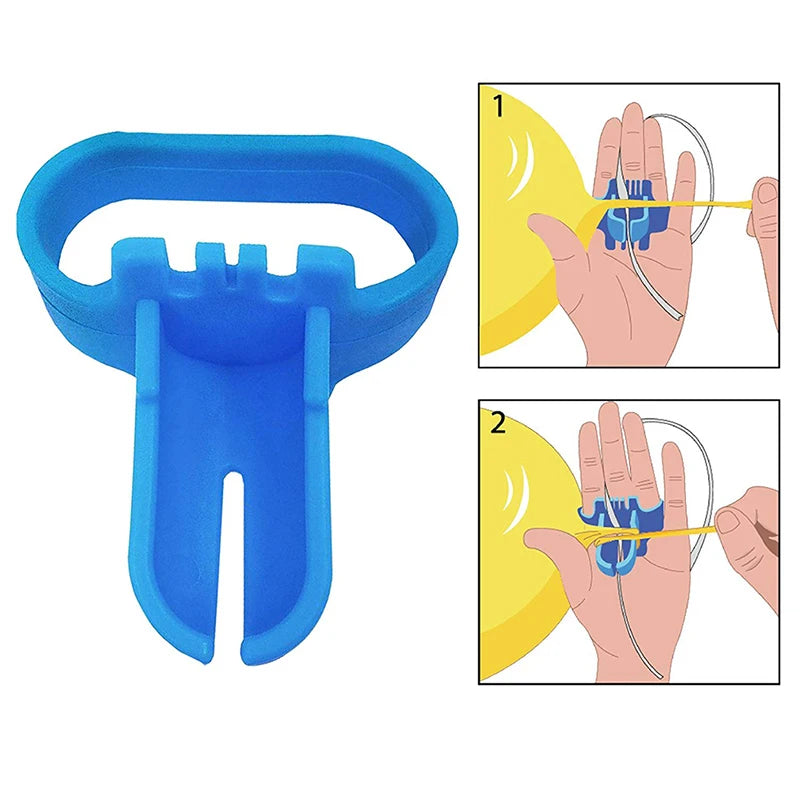 Clip à ballon blanc pour nouer ballons facilement