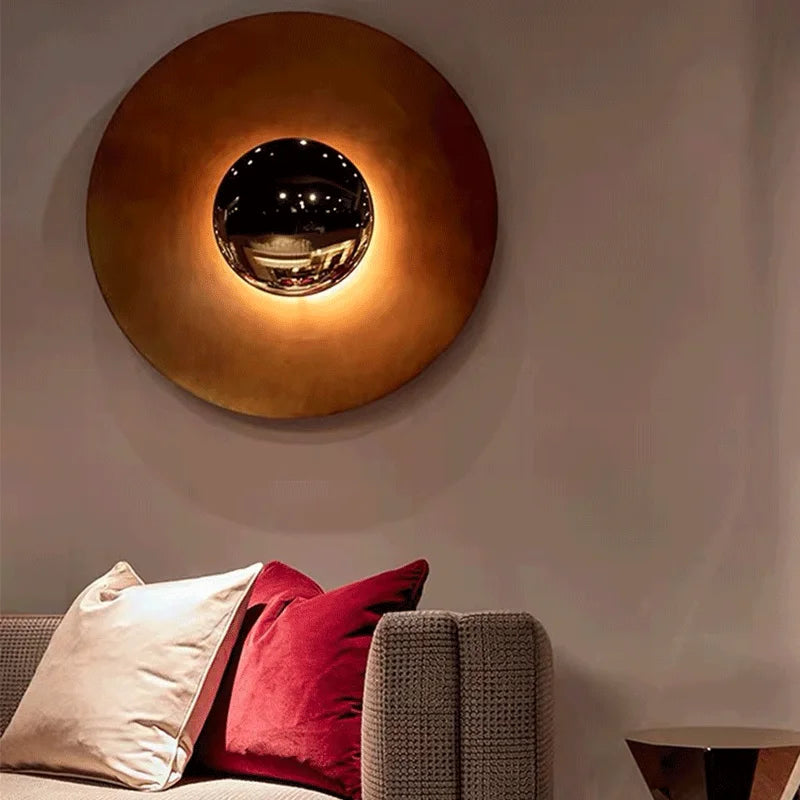 Lampe murale LED design ovni minimaliste en métal