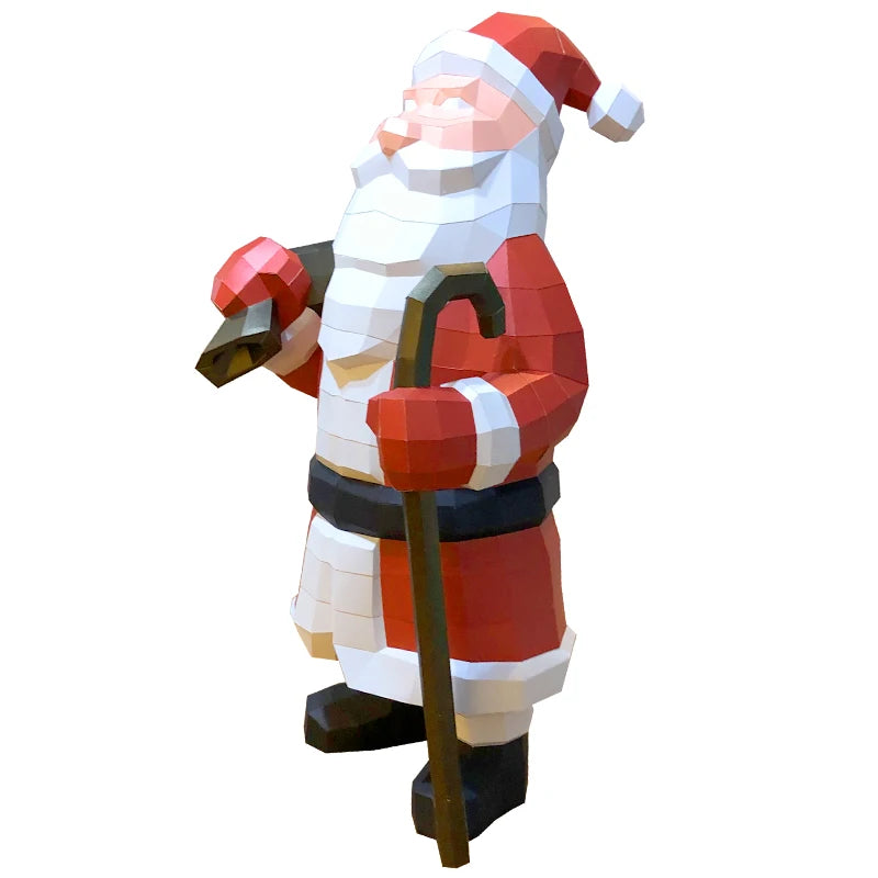 Modèle de Noël en papercraft fait main