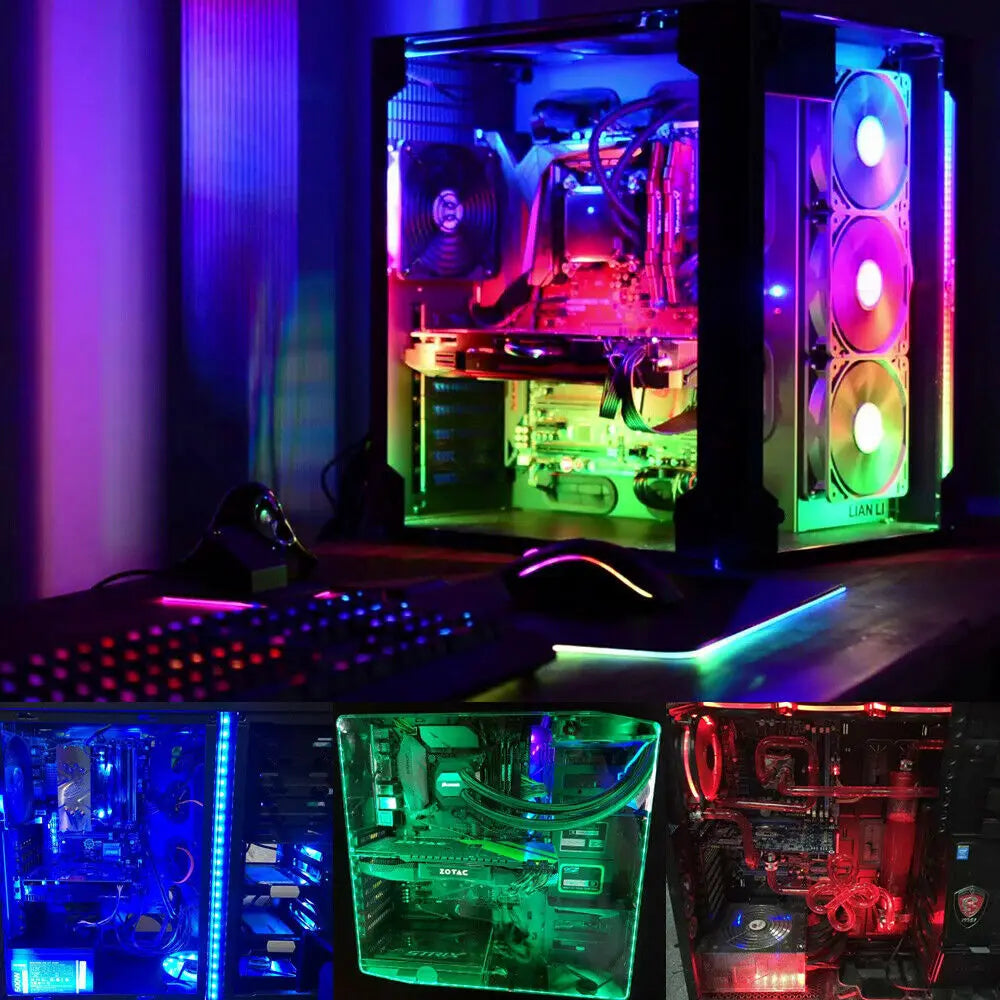 Effets lumineux personnalisables de la bande LED RGB