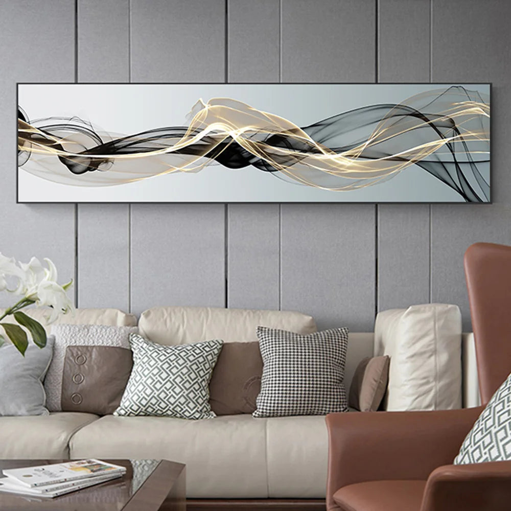 Tableau déco moderne dans un intérieur salon élégant