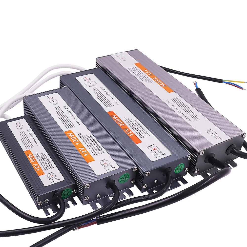 Alimentation LED étanche extérieur 60W 100W 200W