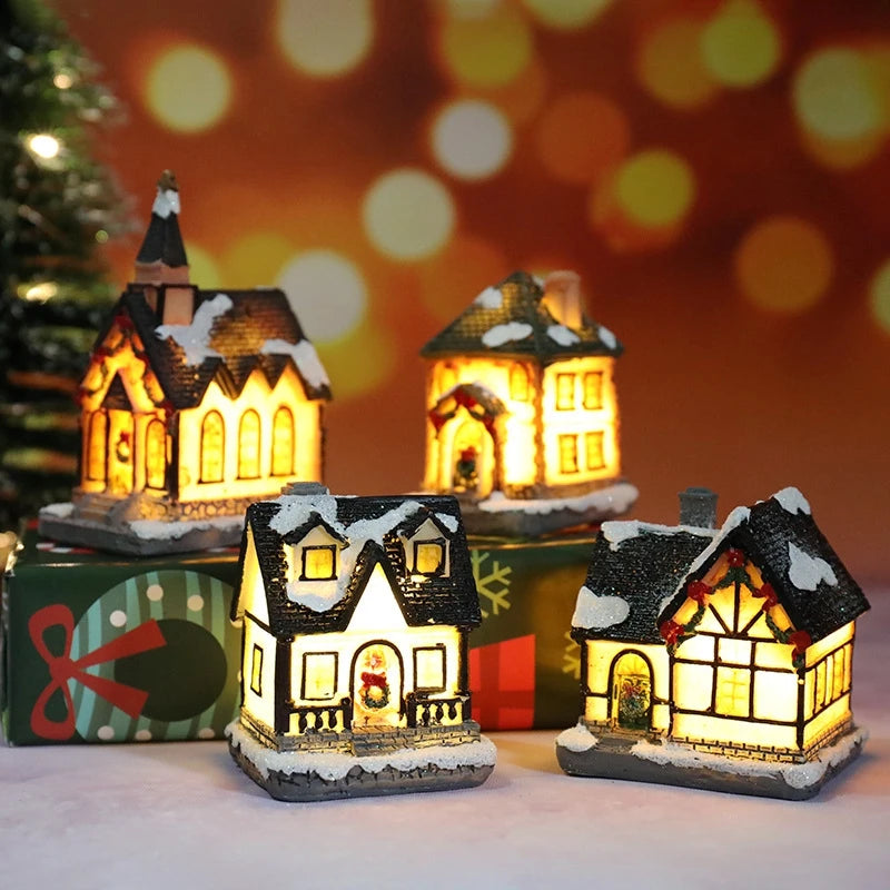 Ornements de Noël lumineux pour décoration intérieure