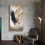 Variante de taille de la toile abstraite pour décoration