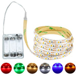 Ruban LED flexible blanc chaud 5V SMD 3528 60LED/m