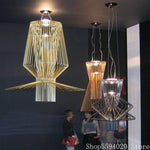 Lampe pendentif en cordon couleur brun, éclairage salon