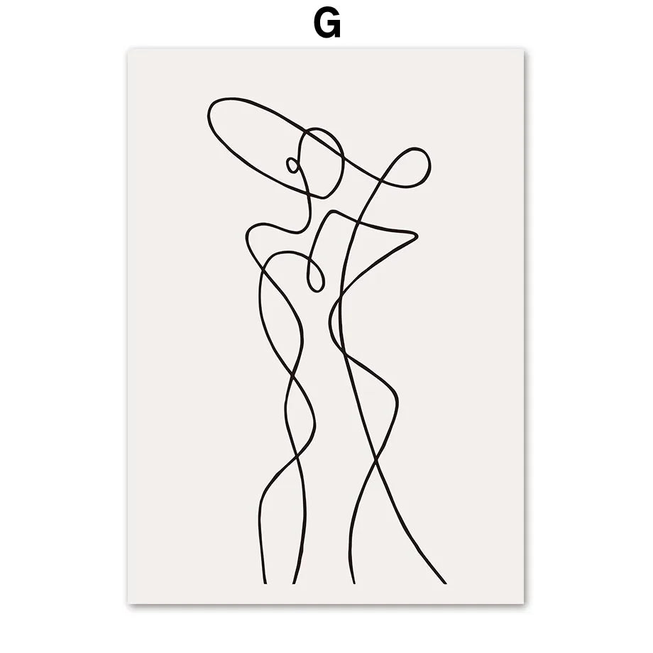 Une silhouette minimaliste représentant une figure humaine en mouvement.