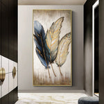 Toile murale grande taille dans un intérieur contemporain