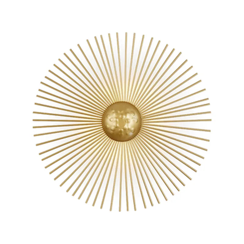 Applique murale LED circulaire en métal design moderne