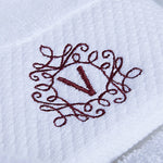 Serviette de bain personnalisée avec broderie prénom